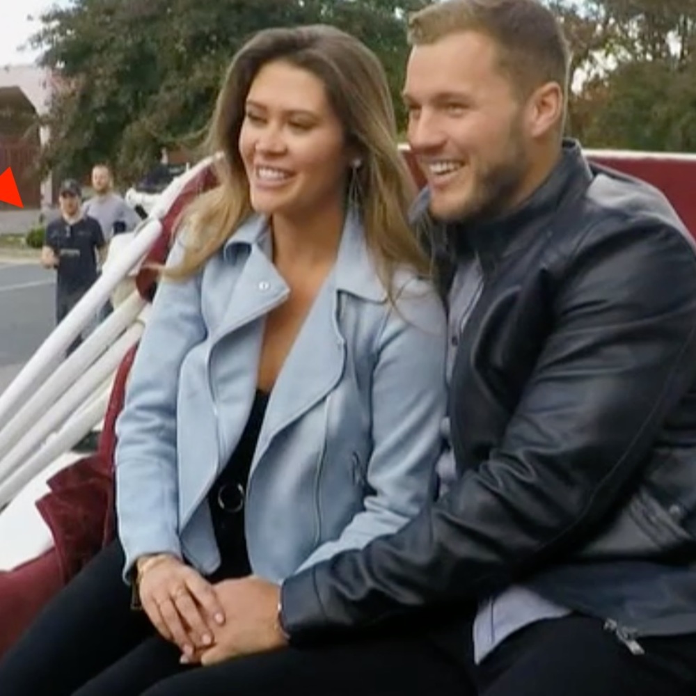As seen on Caelynn Bachelor. H&M Blue Moto Jacket - Picture 1 of 8